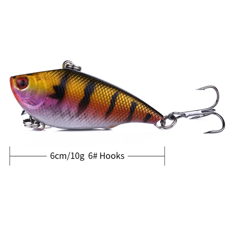 HENGJIA VI022 10g 6cm Plastic VIB Lure Hard Bait With Sound Beads(6)