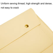 S178 3 In 1 Leather Water-resistant Laptop Liner Bag, Size: 13 inches(Apricot)