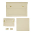 S178 3 In 1 Leather Waterproof Laptop Liner Bag, Size: 15 inches(Apricot) - 15 inch by PMC TechLife | Online Shopping South Africa | PMC TechLife | Buy Now Pay Later Mobicred