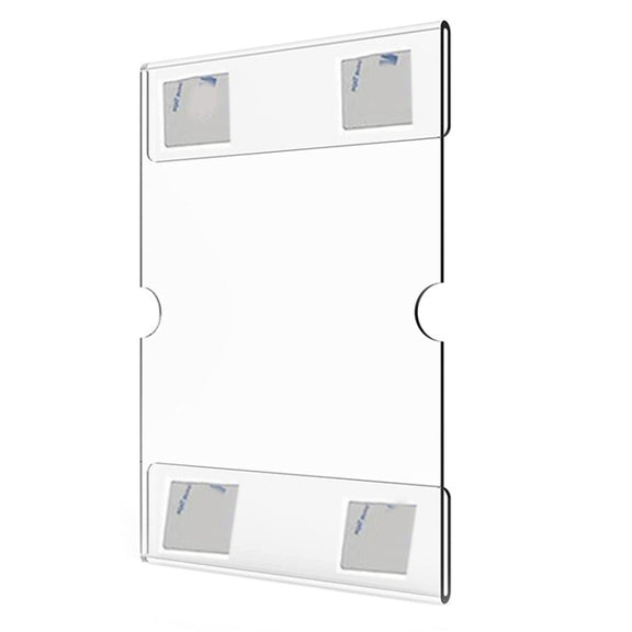 2 PCS 4x6 Inch Wall Mounted Acrylic Signage Bracket Wall Photo Frame