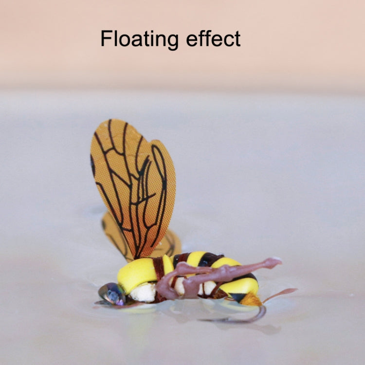 Floating Bionic Bee Road Bait Insect Fake Bait(8-3b)