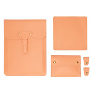 S177 3 In 1 Leather Water-resistant Laptop Liner Bags, Size: 13 inches(Honeydet Oranges)