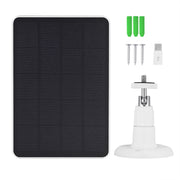 CSP-4W Low Power Surveillance Camera Doorbell Solar Charging Pad(Black)