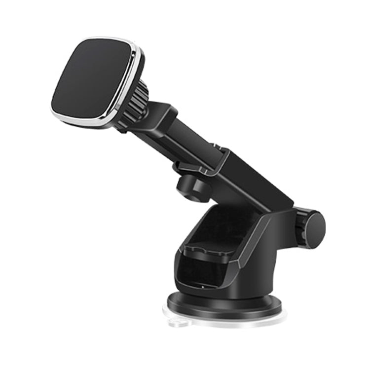 Telescopic Suction Cup Magnetic Suction Car Navigation Desktop Phone Bracket(Black)