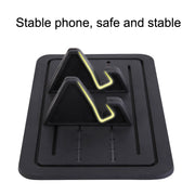 G01 Car Phone Holder Silicone Pad Center Console Tablet Holder(Black)