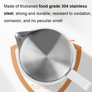 304 Stainless Steel Coffee Pot with Scale, Spec: 350ml (Black Beak)