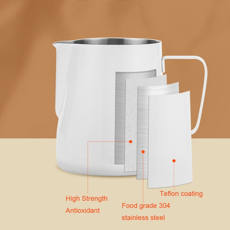 304 Stainless Steel Coffee Pot with Scale, Spec: 350ml (Retro Beak)