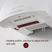 Interhasa 220V Automatic Electric Hand Dryer Mini  Induction Hand Drying Machine,Style: Hot and Cold,CN Plug