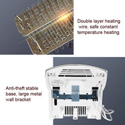 Interhasa  220V 1800W Hot and Cold Switching Electric Hand Dryer,Model: A1003 Silver���CN Plug