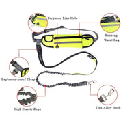 Pet Run Traction Rope Portable Waist Bag(Blue)