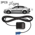 2PCS Car DVD Navigation GPS Satellite Antenna Amplifier FAKRA-C Interface - GPS Accessories by PMC TechLife | Online Shopping South Africa | PMC TechLife | Buy Now Pay Later Mobicred