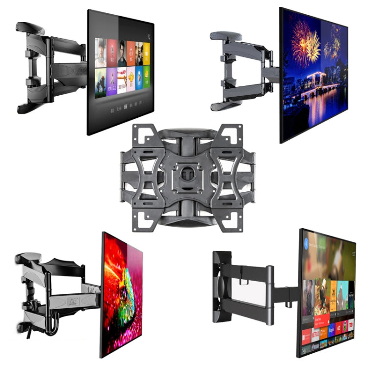 NORTH BAYOU Telescopic Swivel TV Monitor Wall Mount Bracket For 32-52 inch