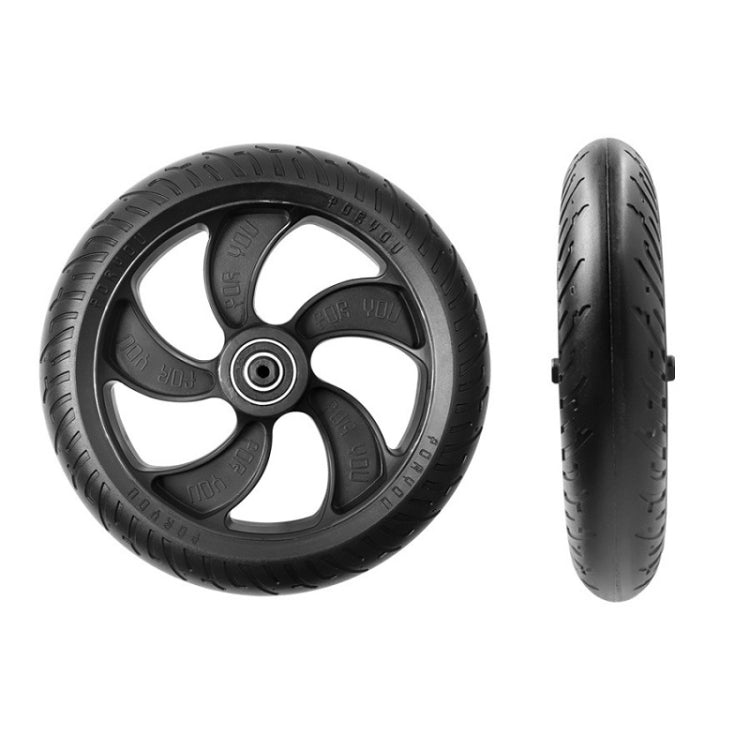 8 inch Scooter Plastic Front Wheel Accessories For KUGOO S1/S2/S3(Black)