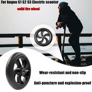 8 inch Scooter Plastic Front Wheel Accessories For KUGOO S1/S2/S3(Black)