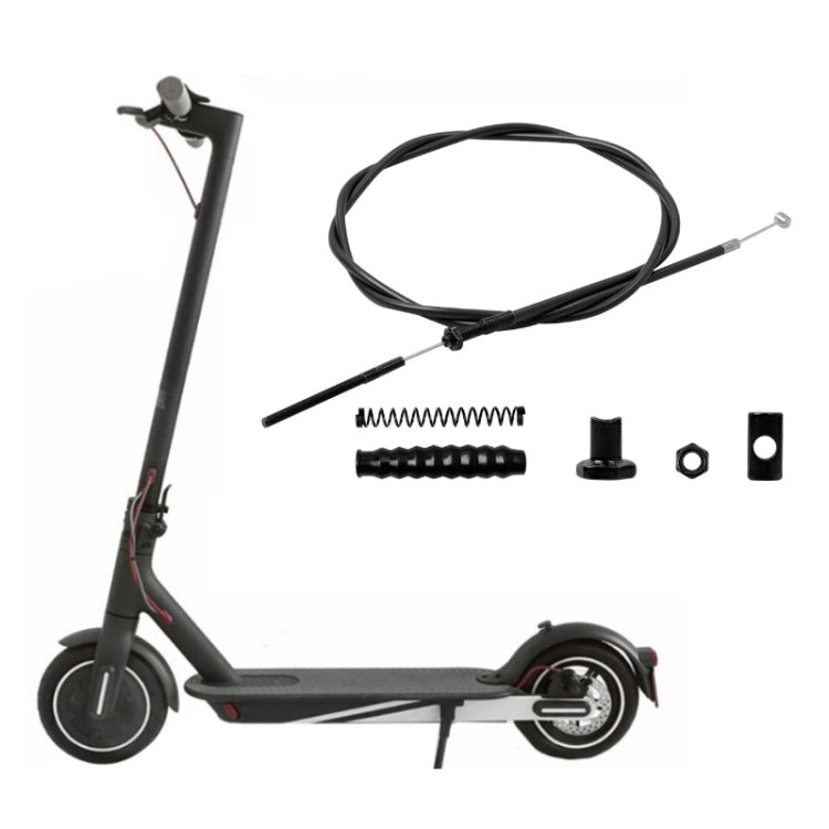 Electric Scooter Brake Cable Set for Ninebot MAX G30(Black)