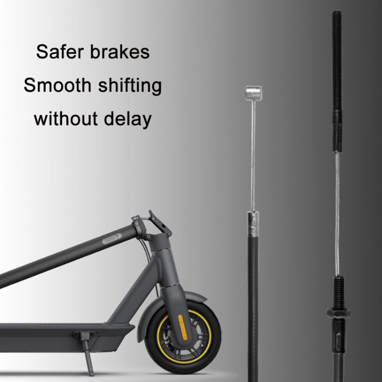 Electric Scooter Brake Cable Set for Ninebot MAX G30(Black)