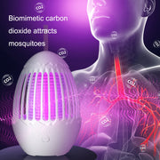 L01 Portable Electric Shock Mosquito Killer Lamp Home Outdoor Photocatalyst Fly Killer(White)