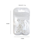 SP0473 30Pcs/Pack 3D Camellia Nail Art Decorative Rhinestones(Light Change)