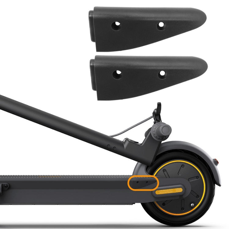 Scooter Base Plate Rear Side Protection Cover For Ninebot MAX G30(Black)