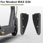 Scooter Base Plate Rear Side Protection Cover For Ninebot MAX G30(Black)