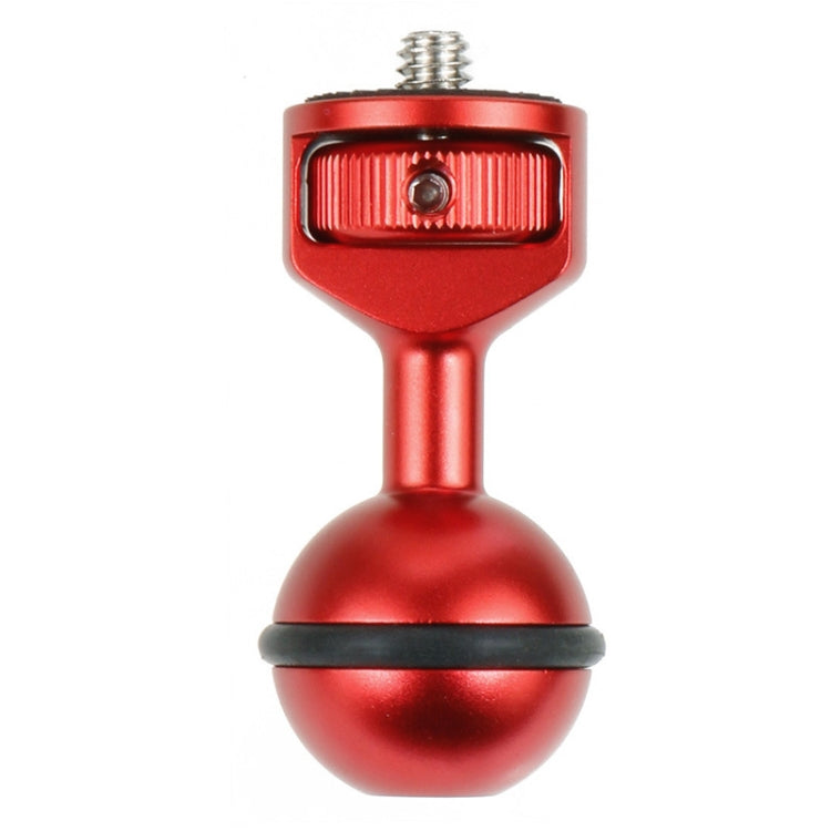 2.5cm Ball Head Clip for Action Camera Underwater Video Camera Light Diving Joint(Titanium)