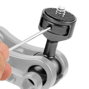 2.5cm Ball Head Clip for Action Camera Underwater Video Camera Light Diving Joint(Titanium)