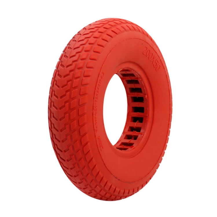 8 inch Hollow Solid Rubber Tire For Xiaomi Scooter, Color: Red