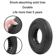 8 inch Hollow Solid Rubber Tire For Xiaomi Scooter, Color: Red
