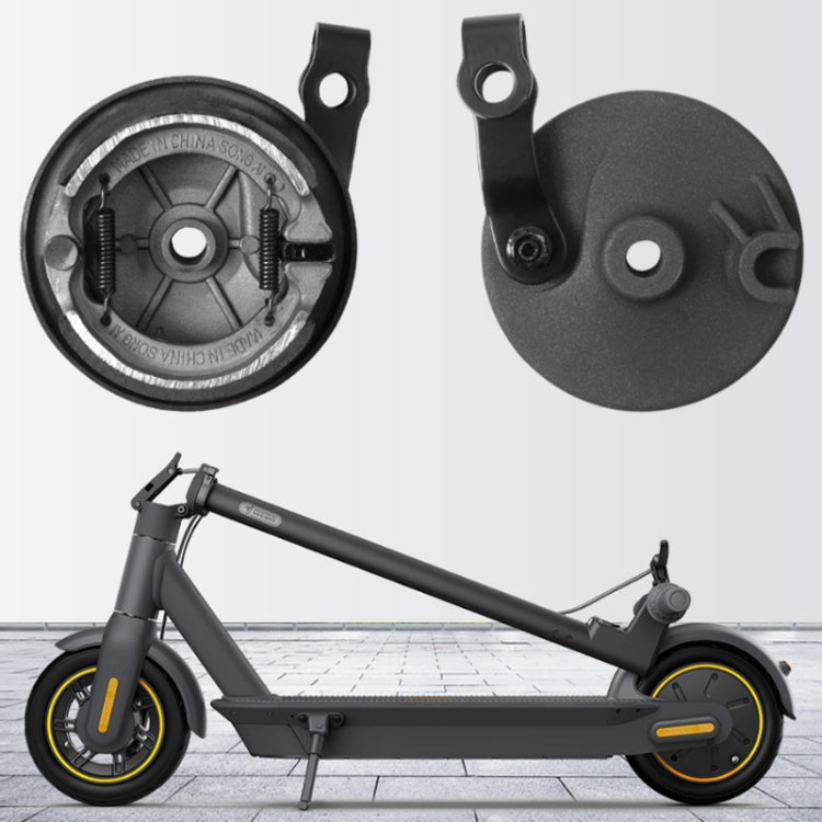 Electric Scooter Front Wheel Brake Stack Device For Ninebot MAX G30(Black)