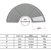 Pet Grooming Anti-Bite Neck Ring, Specification: S(Grey)