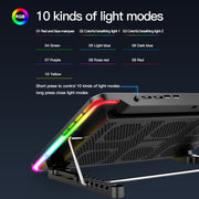 CoolCold F5  Laptop Radiator Bracket Office Desk Adjustable Laptop Cooler,Style: Fantasy Edition