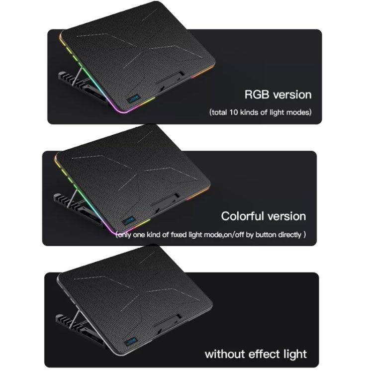 CoolCold F5  Laptop Radiator Bracket Office Desk Adjustable Laptop Cooler,Style: Fantasy Edition