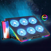 CoolCold F5  Laptop Radiator Bracket Office Desk Adjustable Laptop Cooler,Style: Fantasy Edition