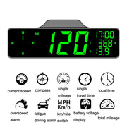 9.0 Inch Screen Car HUD Car Head-up Display Compass Multifunction GPS Speedometer
