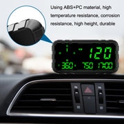 C3012 GPS Head-up Display Speed Mileage Compass Car General (Black)