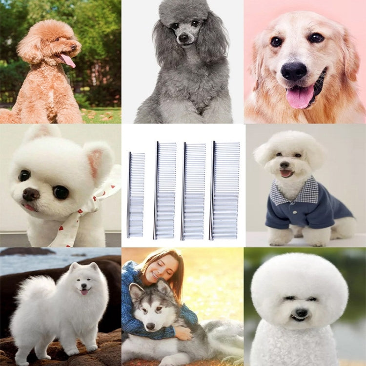 Stainless Steel Pet Comb Pet Hair Comb, Specification: XS