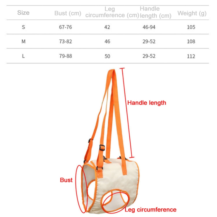 Pet Leash Assistive Belt For Postoperative Disabled Elderly Dogs Front Legs S