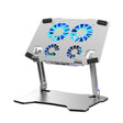 X16 Tablet PC Holder Aluminum Alloy Laptop Radiator with 4 Fans - Laptop Stand by PMC TechLife | Online Shopping South Africa | PMC TechLife | Buy Now Pay Later Mobicred