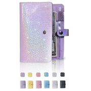 A6 Gypsophila Loose-leaf Bookkeeping Notebook Cash Budget Hand Book(Pink)