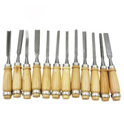 12 PCS / Set Knife Carving Knife Woodworking Chisel Root Carving Wood Carving Tools