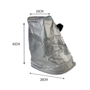 New Energy Vehicle Charging Port Water-resistant Protective Cover, Color: Silver