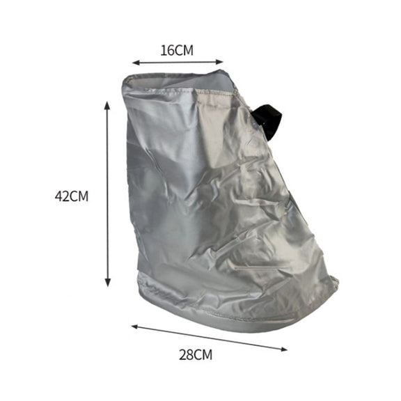 New Energy Vehicle Charging Port Water-resistant Protective Cover, Color: Silver