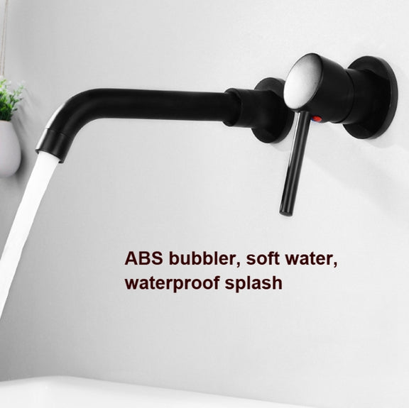 In-wall Hidden Concealed Faucet Hot and Cold Copper Mixing Valve, Specification: Silver Split