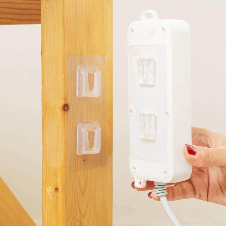 Traceless Wall Hanging Multifunction Plug-in Rack, Specification: Double