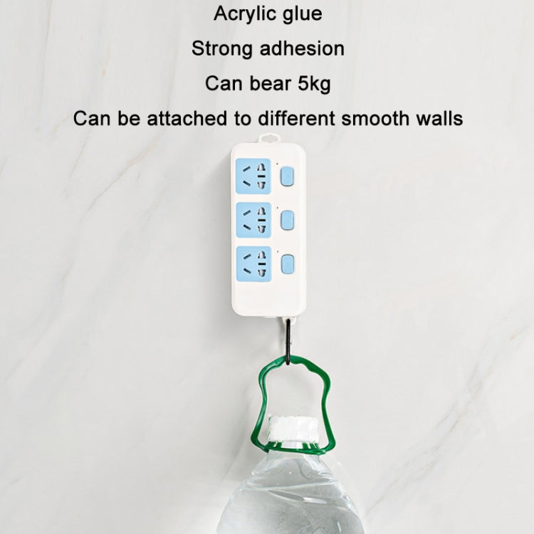 Traceless Wall Hanging Multifunction Plug-in Rack, Specification: Double