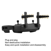 BRDRC Antenna Range Extender Signal Amplifier For DJI Mini SE/MAVIC 2/Pro/Air(Black Copper)