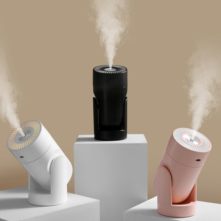L09 USB Plug-in Rotating Colorful Night Light Humidifier(White)