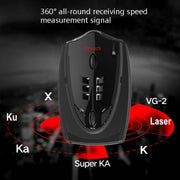 STR-525 Electronic Dog Car Radar Full Frequency Flow Speed Early Warning Device