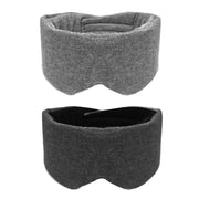 Oversized Cotton Breathable Blackout Sleep Eye Mask(Black)