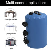 Water And Sand Multi-Function Tent Windproof Fixed Water Bag, Size: 24x45cm(Blue)